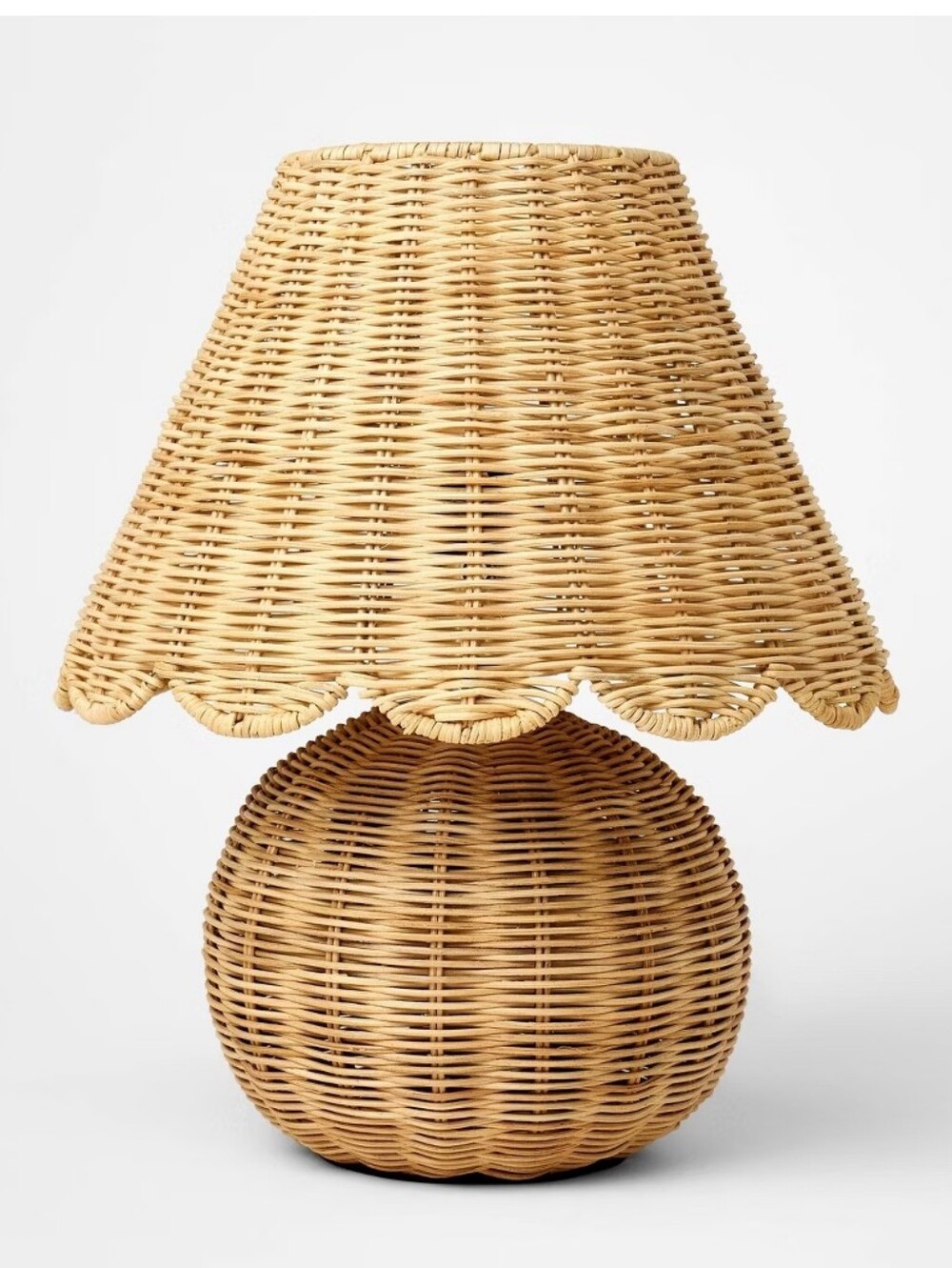 Studio McGee Table Lamp with Woven Base and Woven Shade - Threshold